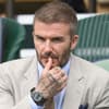 David Beckham ernst, Wimbledon