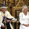 König Charles und Königin Camilla bei der Parlamentseröffnung, 2024