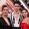 Verona pooth mit sohn diego und ekaterina leonova bei lets dance
