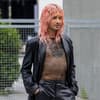 Bill Kaulitz mit pinken Haaren