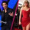 Justin Baldoni am Pult Taylor Swift auf rotem Teppich