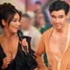 Verona Pooth und Diego bei Let's Dance mit Pokal