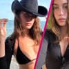 Hailey Bieber mit Lemon Drop Nails