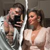 Nikola Glumac und Kim Virginia Hartung vorm Spiegel