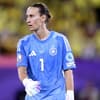 Ann-Katrin Berger erschöpft bei einem Spiel