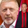 Boris Becker, Sandy Meyer-Wölden & Oliver Pocher; Collage