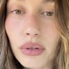 Hailey Bieber close-up