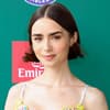 Lily Collins mit Sleek Bob