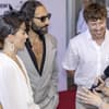 Renata Lusin mit ihrem Mann Valentin Lusin und Massimo Sinató