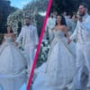 Leyla und Mike Heiter kurz nach der Trauung auf ihrer Hochzeit