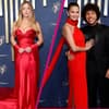 Sydney Sweeney und Selena Gomez und Benny Blanco bei den Emmy Awards 2025