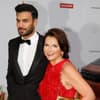 Claudia Obert mit Begleitung beim Leipziger Opernball