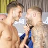 Can Kaplan mit Filip Pavlovic beim Fame Fighting