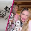 Kim Virginia Hartung und Nikola Glumac mit Dalmatiner-Welpen