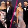 Collage Heidi Klum und Tom Kaulitz und Jana Ina Zarrella und Giovanni Zarrella