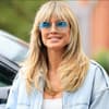 Heidi Klum mit stylischer Brille