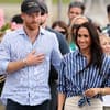 Prinz Harry und Herzogin Meghan in Australien nebeneinander