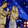 Florian Silbereisen und Michelle gemeinsam auf der Bühne beim "Schlagerboom"