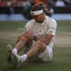Alexander Zverev hält sein Knie