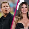 Collage Julian Nagelsmann und Heidi Klum