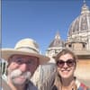 Horst Lichter mit Frau am Petersdom