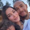 Kim Kardashian Selfie mit Lewis Hamilton