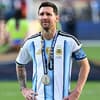 Lionel Messi traurig bei WM-Spiel