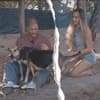 Sebastian Paul mit Nadja im Tierheim