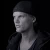 Avicii ernst, Schwarz-Weiß-Foto