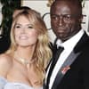 Heidi Klum und Seal posieren zusammen