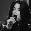 Michael Jackson mit Mikrofon