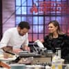 Steffen Henssler und Laura Wontorra bei "Grill den Henssler"
