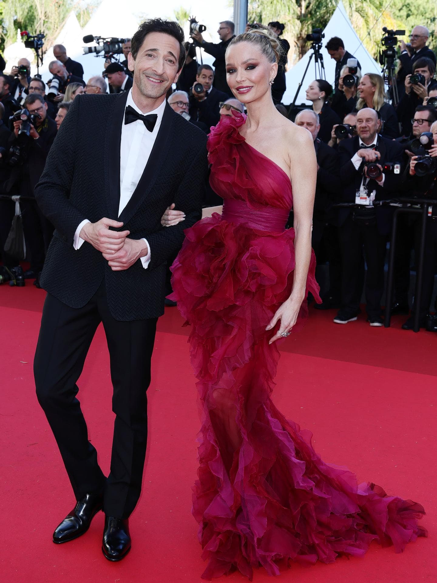 Adrien Brody und Freundin Georgina Chapman in Cannes 2025