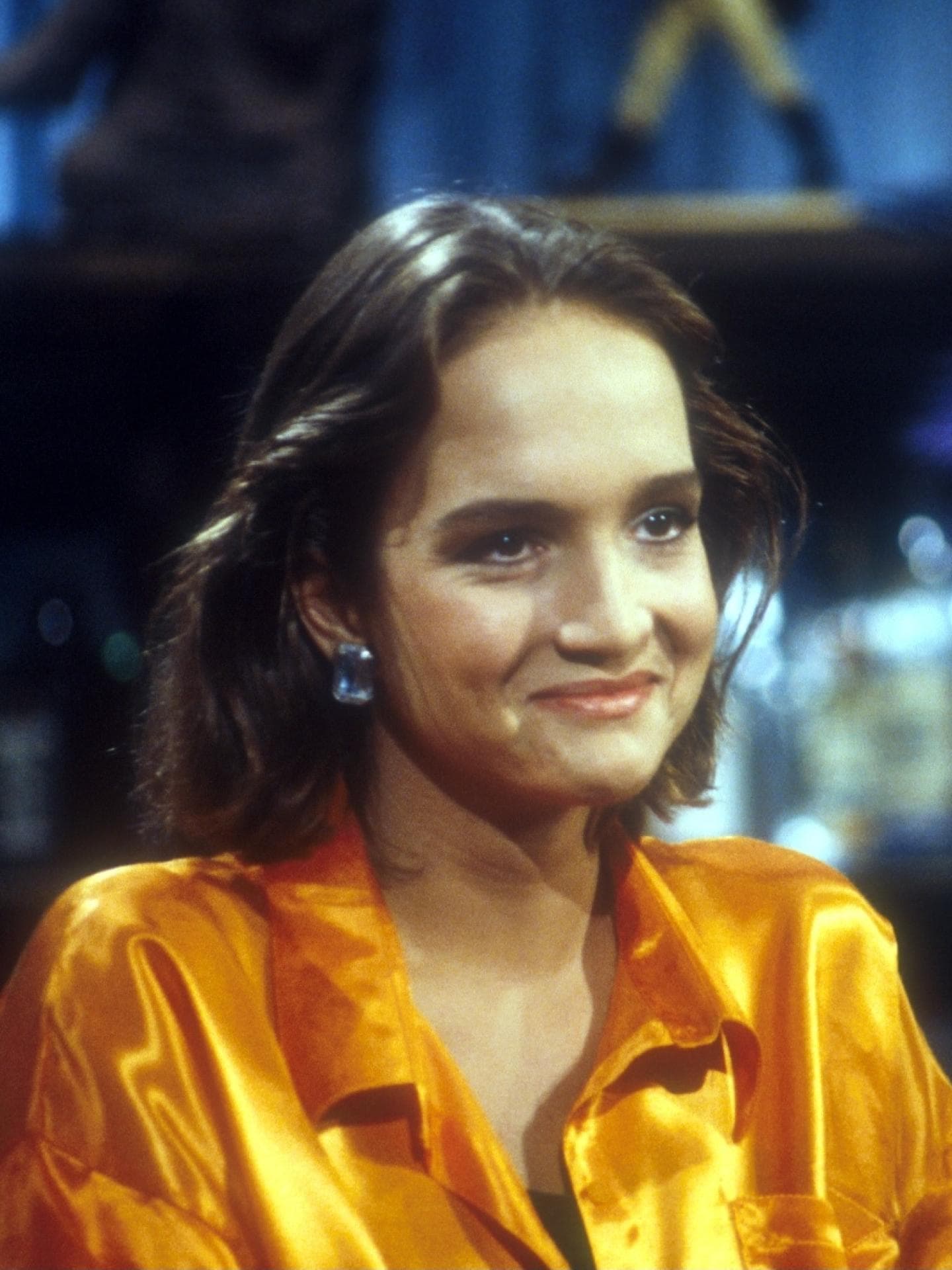 Anouschka Renzi im Jahr 1985 in der ARD-Talkshow "Ill nach 9"