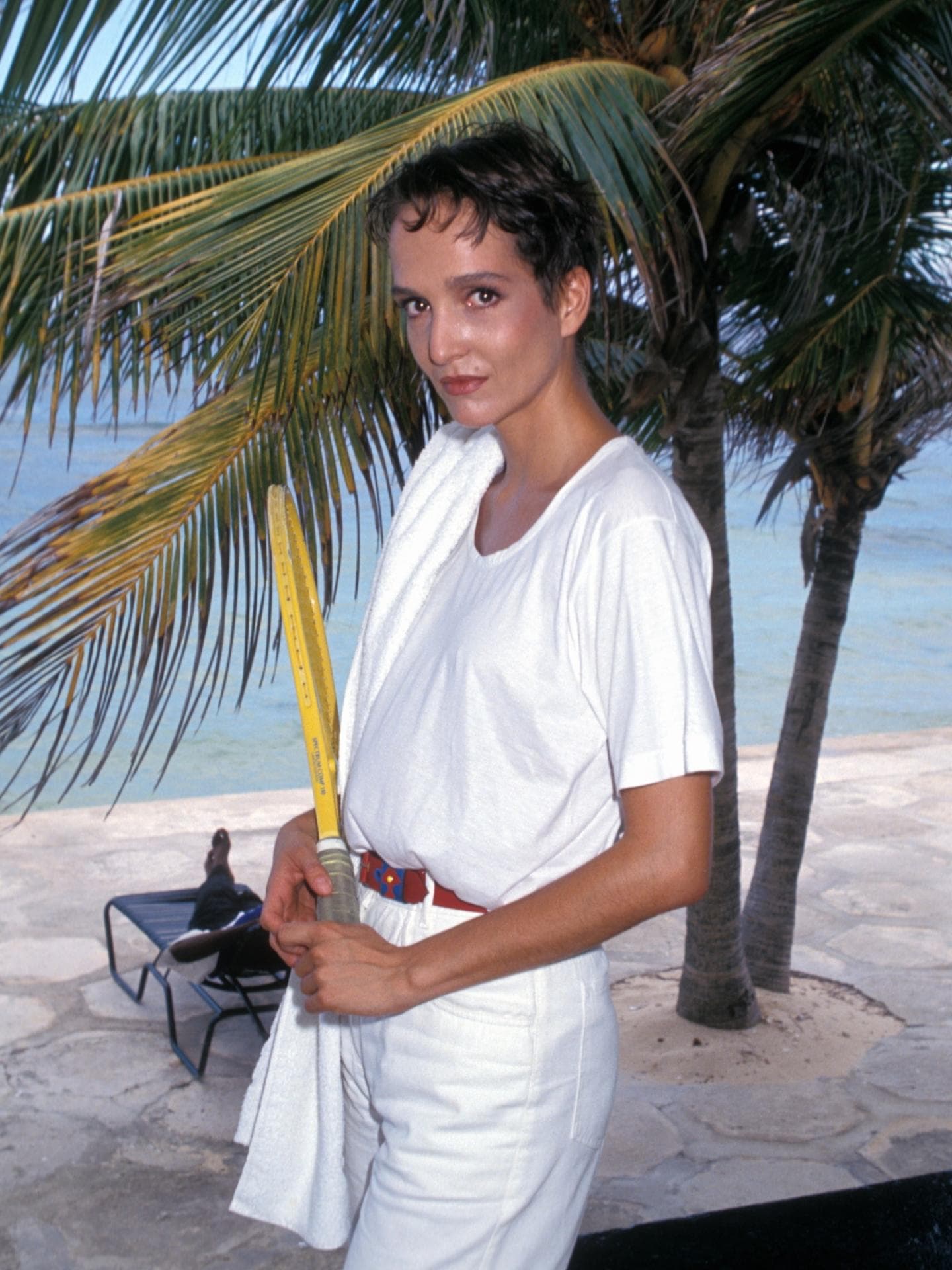 Anouschka Renzi 1993 für die ProSieben-Serie "Glückliche Reise"