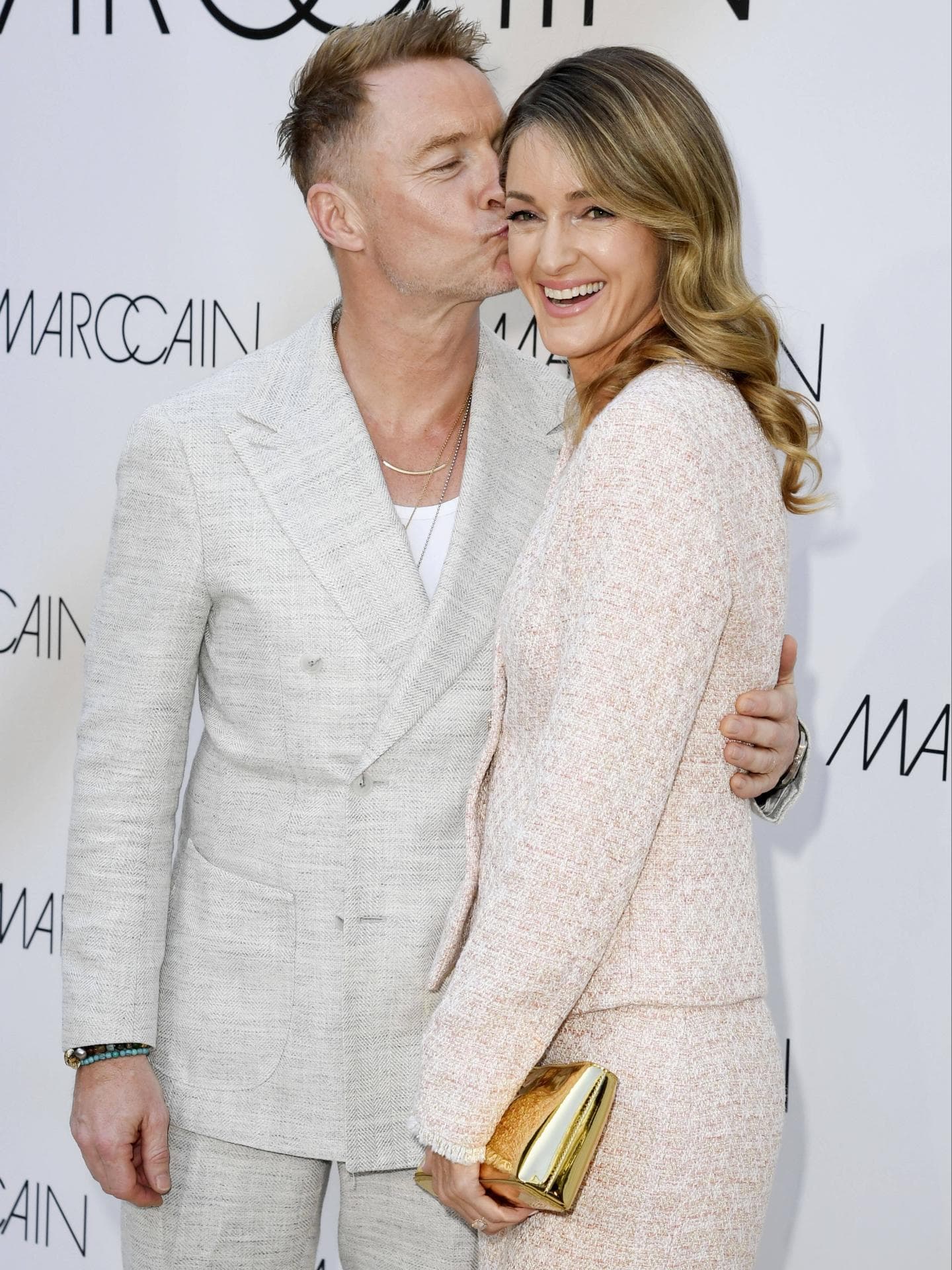 Ronan Keating und Ehefrau Storm Keating auf der Berlin Fashion Week 2025