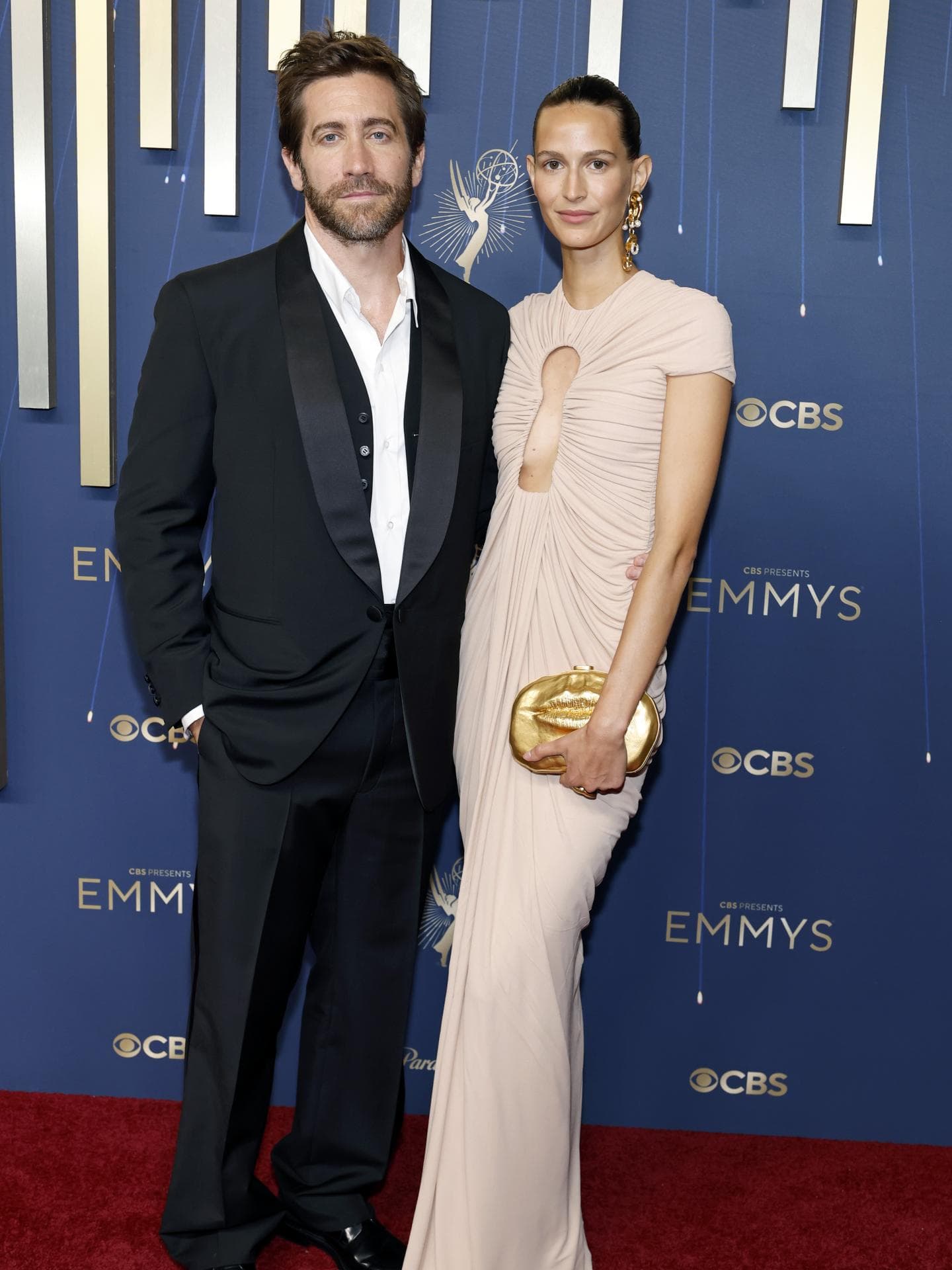 Jake Gyllenhaal und Jeanne Cadie bei den Emmys