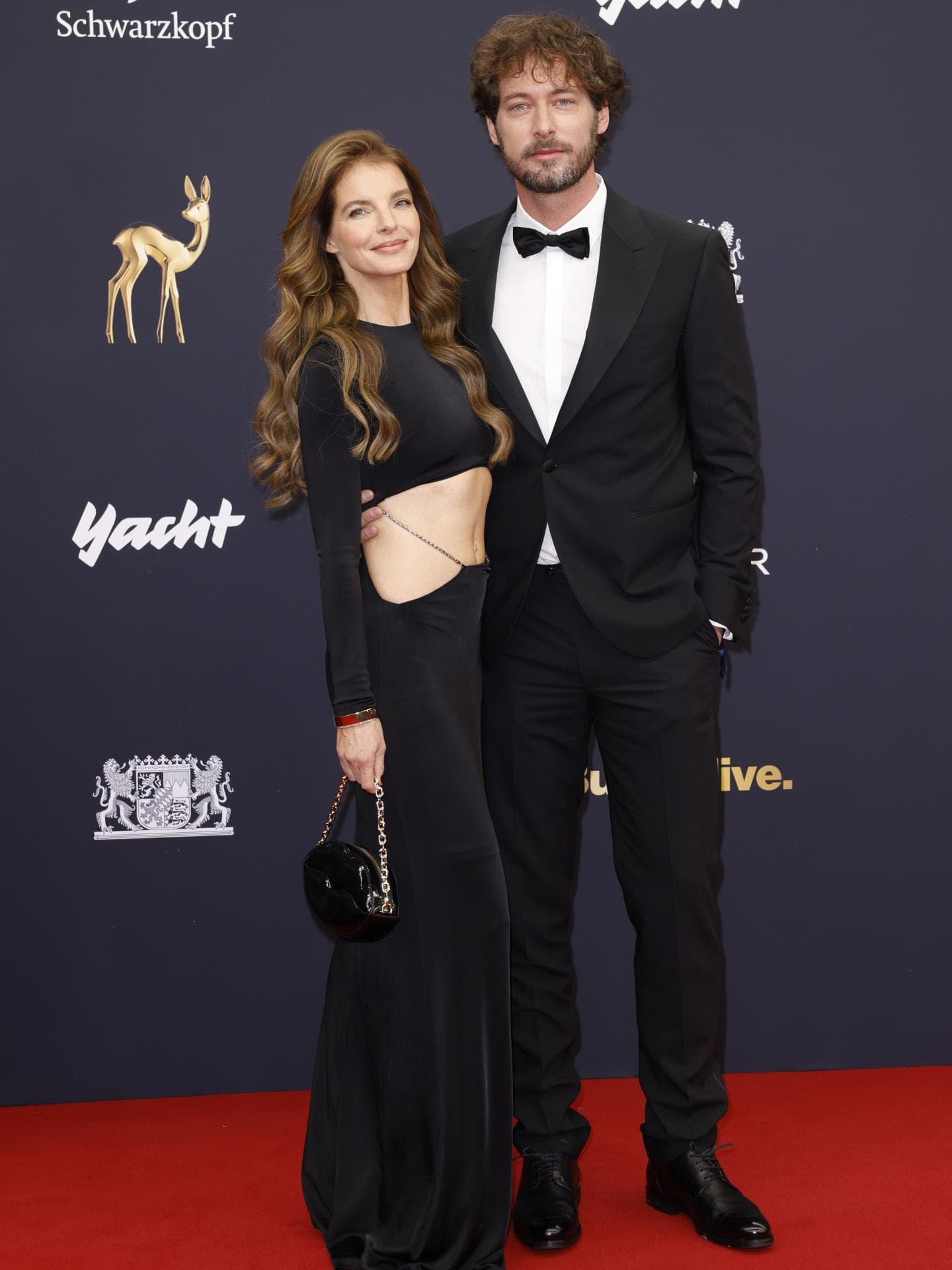 Yvonne Catterfeld und Partner Adam von Mack beim Bambi 2025