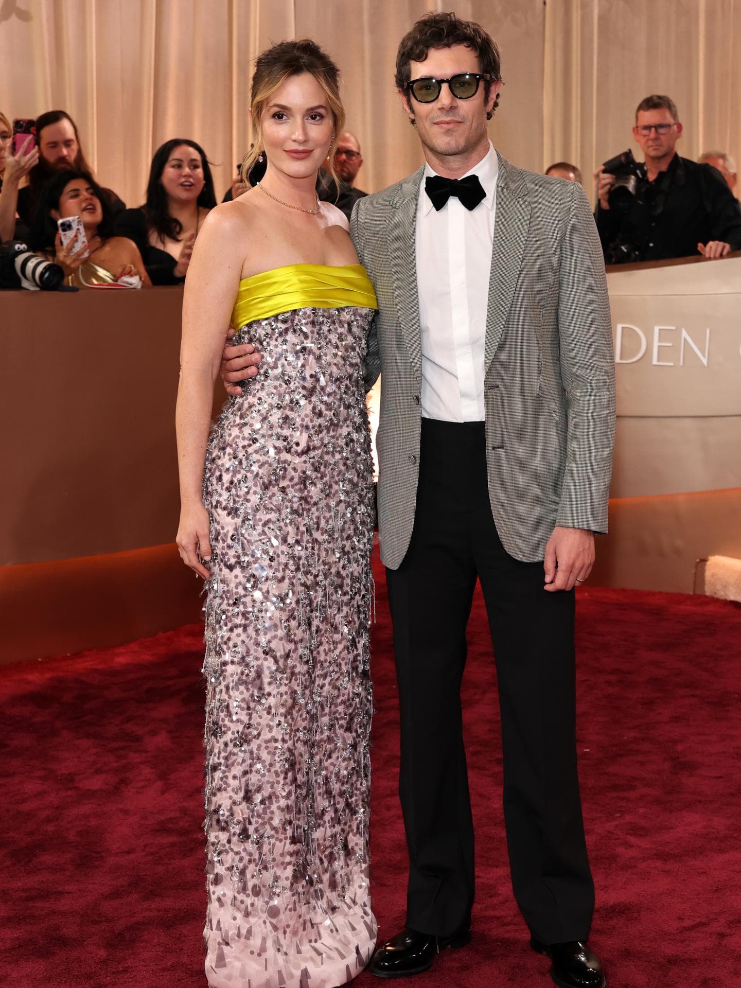 Leighton Meester und Adam Brody bei Golden Globes
