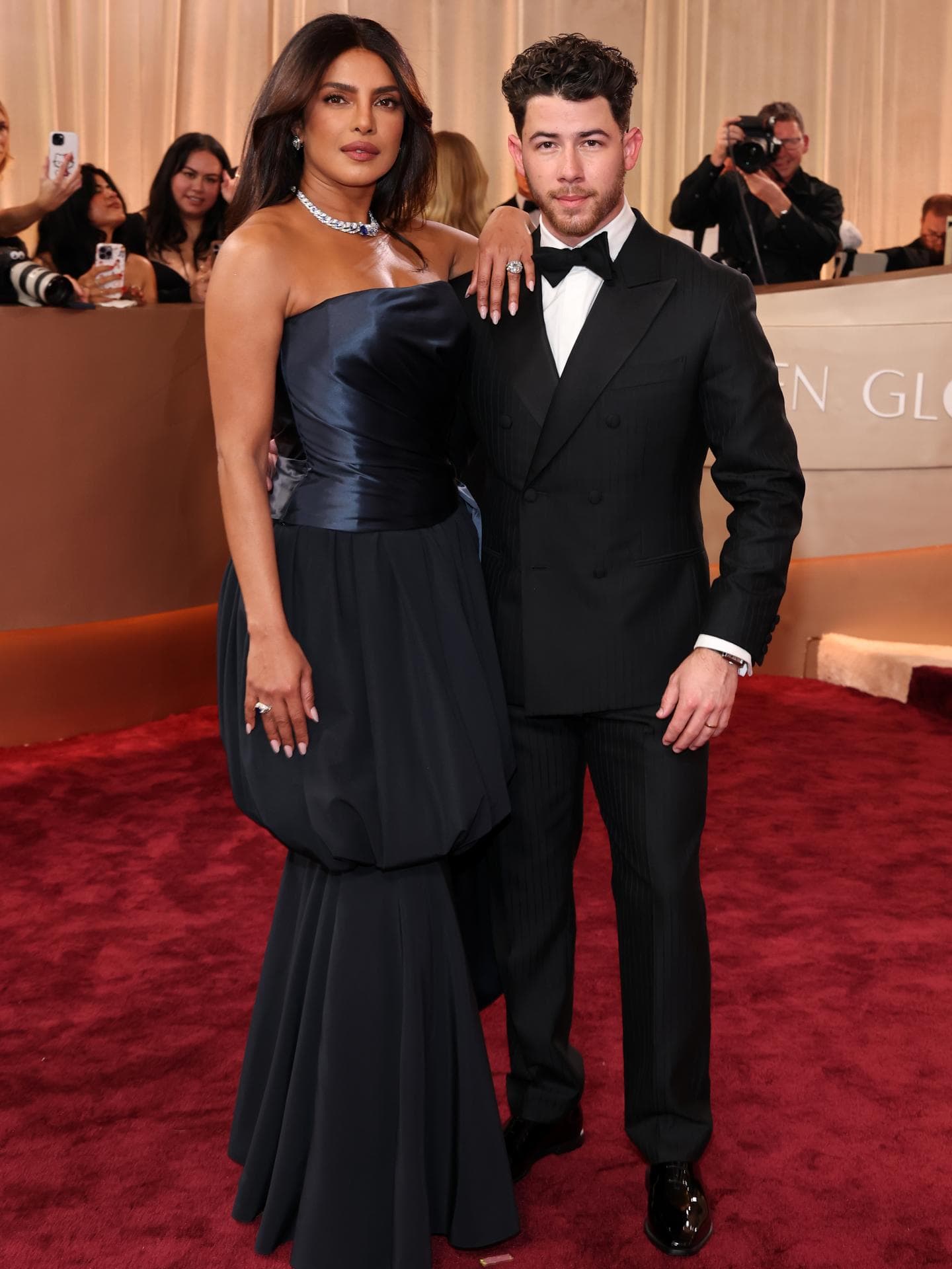 Priyanka Chopra Jonas und Nick Jonas bei Golden Globes