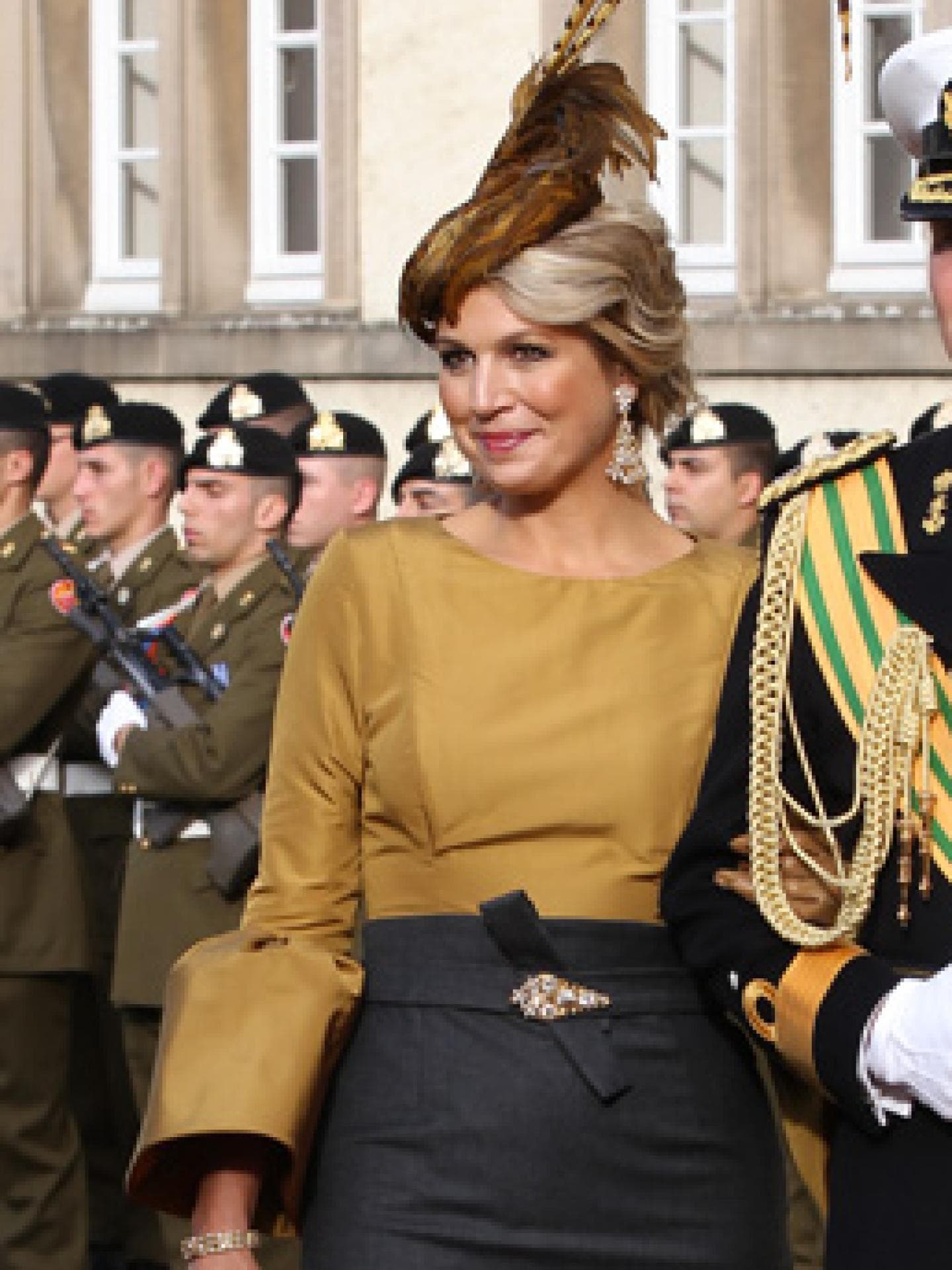 Máxima auf der Hochzeit von Prinz Guillaume von Luxemburg und Stéphanie de Lannoy