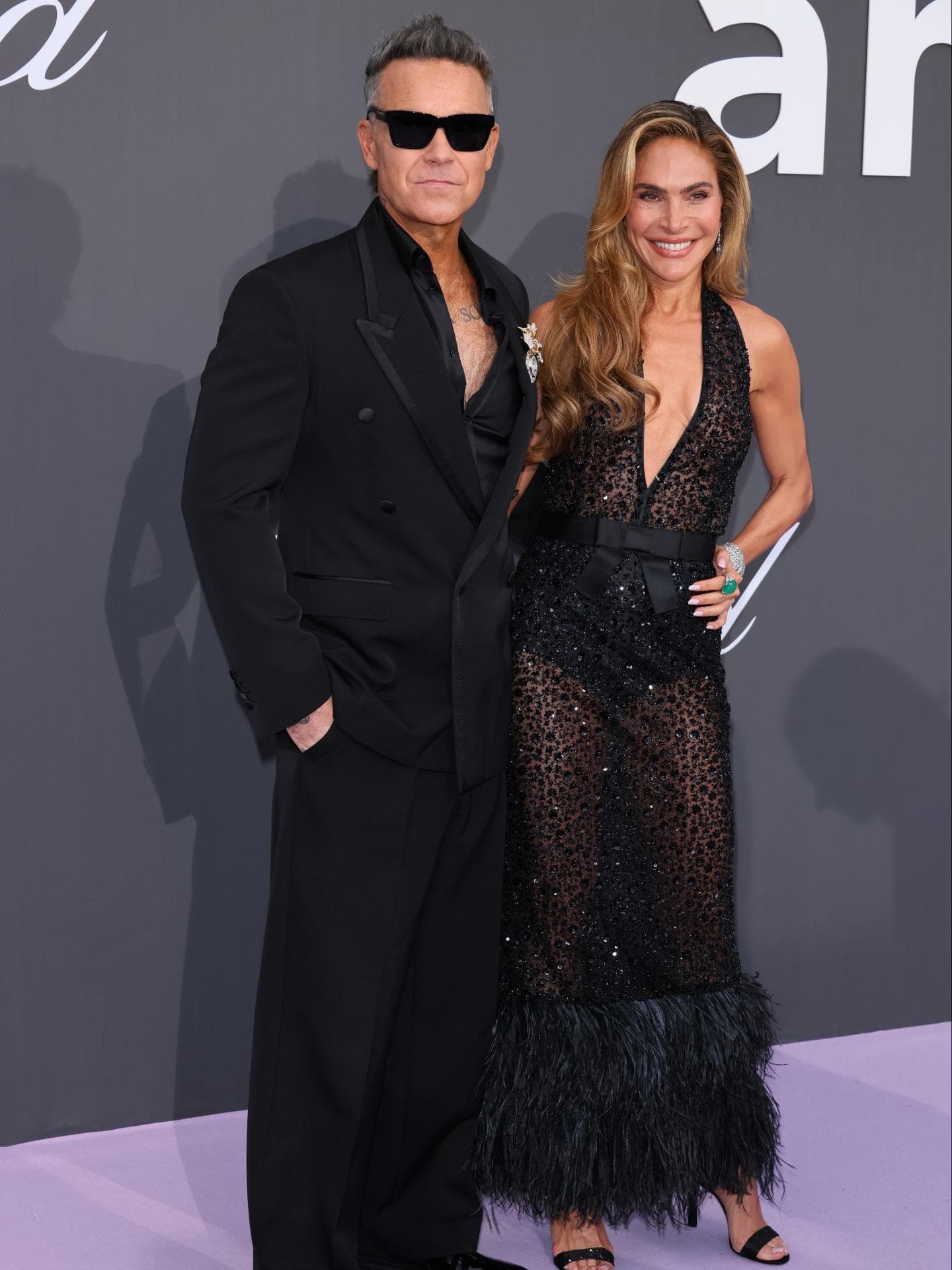 Robbie Williams mit Ayda Field