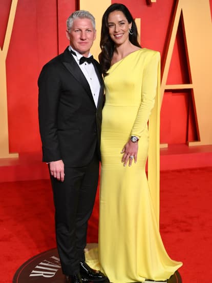 Ana Ivanović und Bastian Schweinsteiger auf der Vanity Fair Party im Rahmen des Oscars 2024