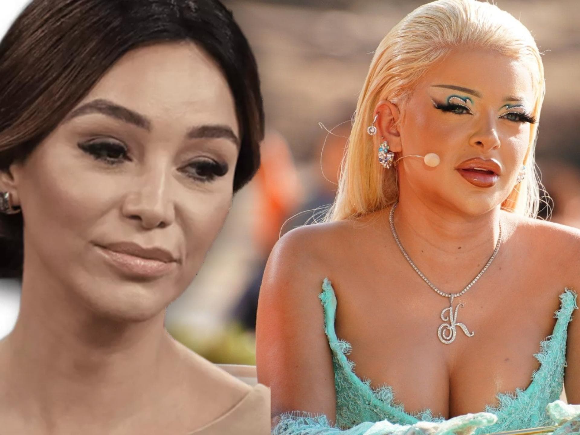 Verona Pooth und Katja Krasavice Fotomontage