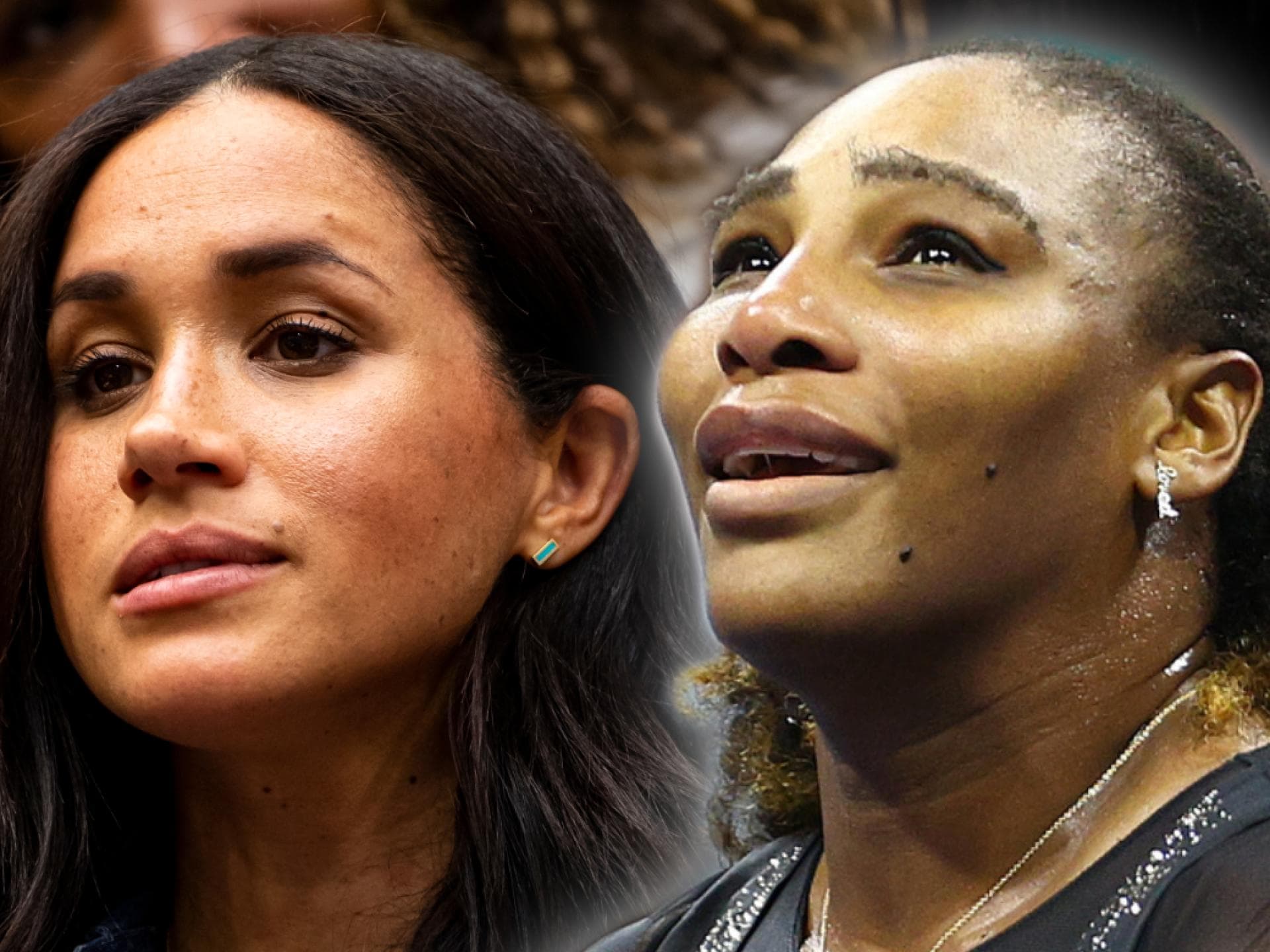 Herzogin Meghan und Serena Williams. 
