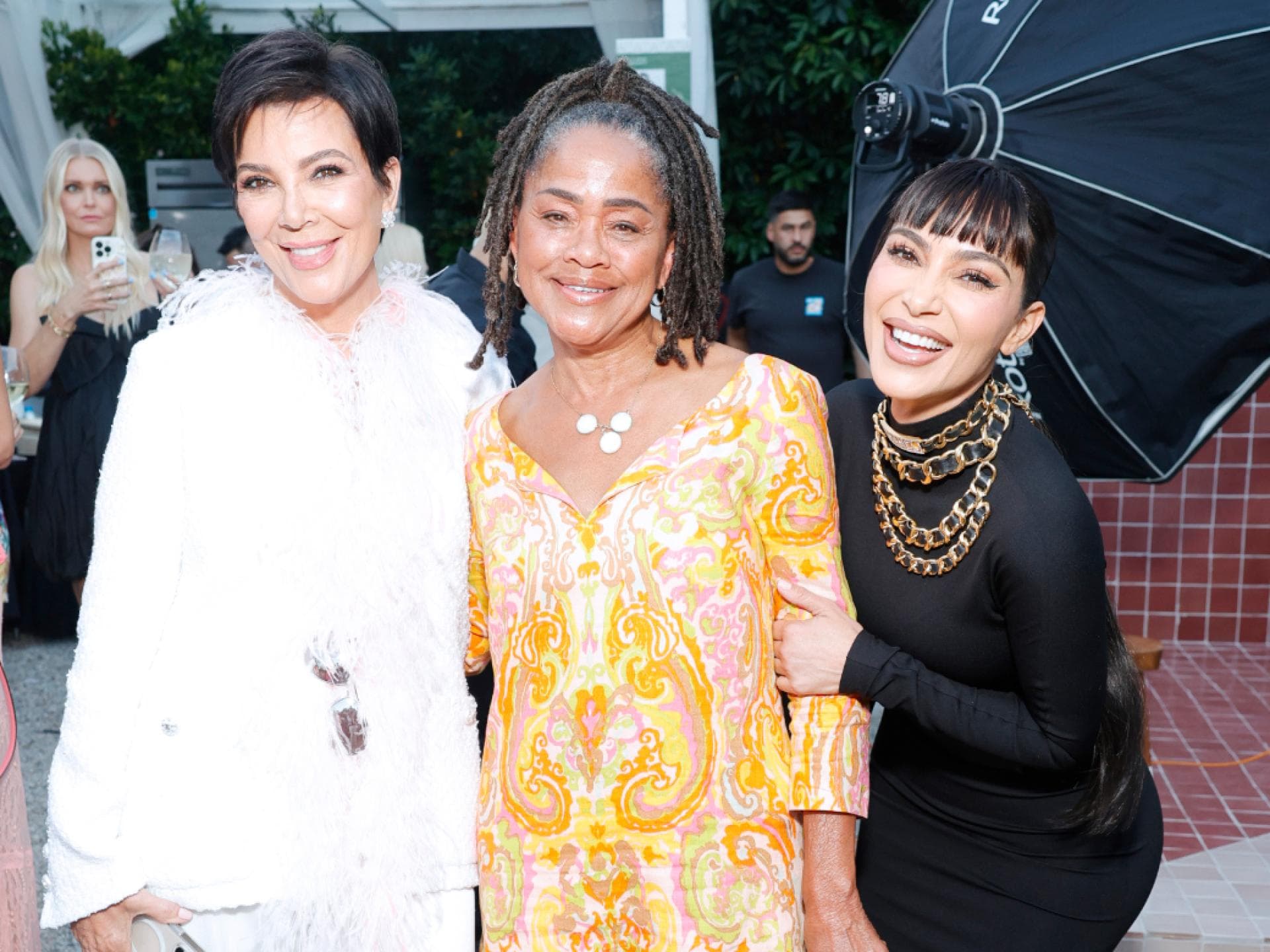 Kris Jenner, Doria Ragland und Kim Kardashian in Los Angeles.