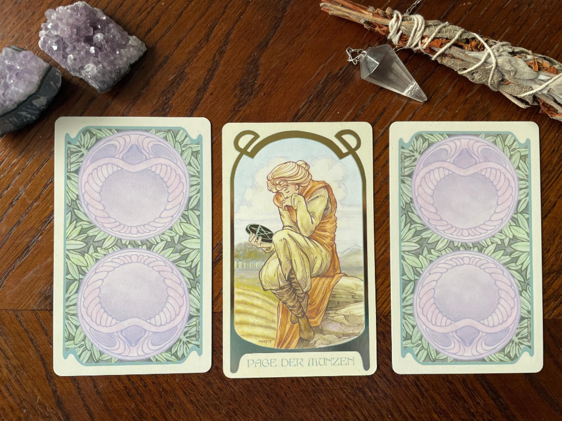 Tarot Tageskarte aus dem Kartendeck Ätherische Visionen
