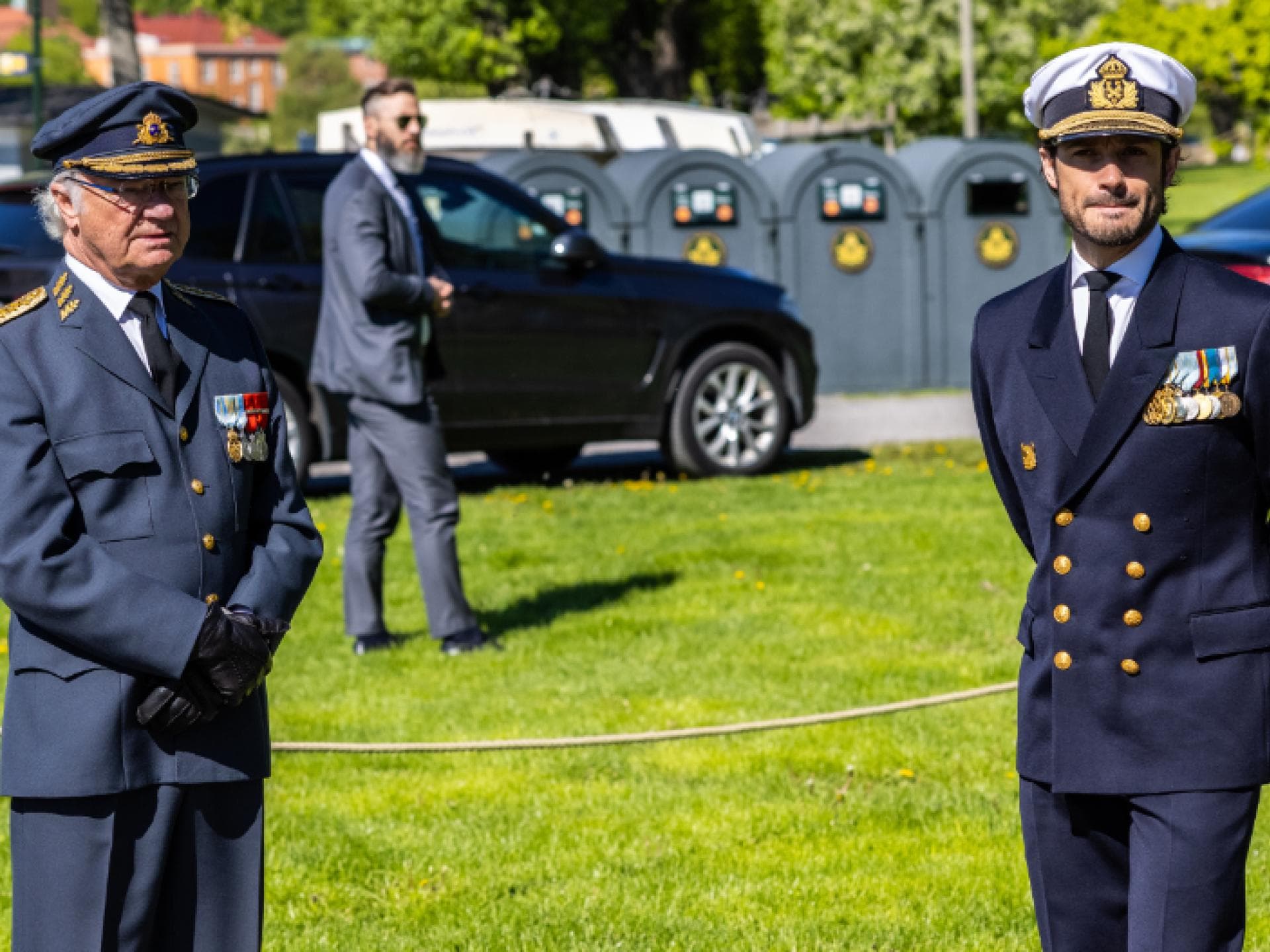 König Carl Gustaf und Prinz Carl Philip.