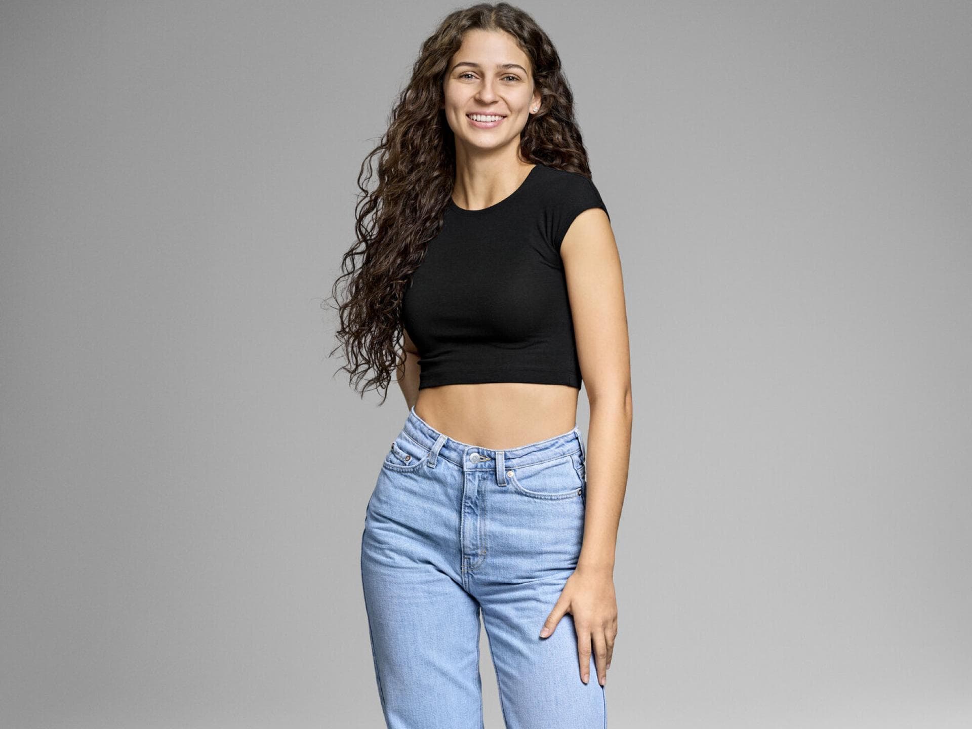 GNTM-Kandidatin Jana vor dem Umstyling