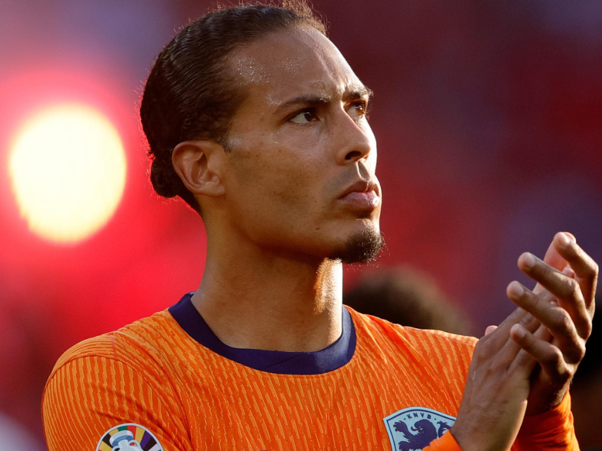 Virgil van Dijk für die Niederlande bei der Fußball-EM 2024